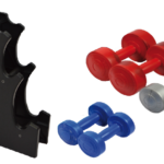 Kit paire haltères 1kg, 2kgs, 3kgs + support haltères