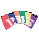 Set de 6 sacs numérotés pour la course en sac