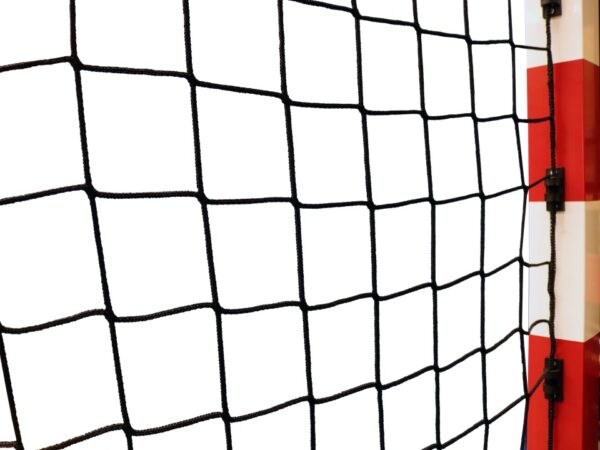 Crochet 2 fixations avec rivets en PVC noir – Image 2