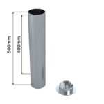 1 fourreau pour poteau Ø90mm,